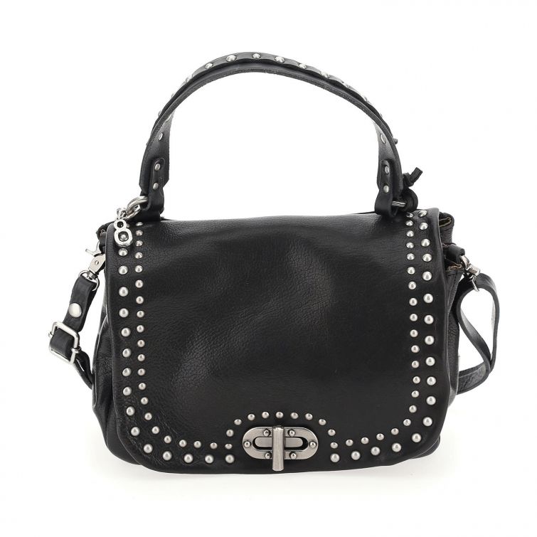 BORSA ERN A.S.98 – Pelle nera, borchie e anima rock