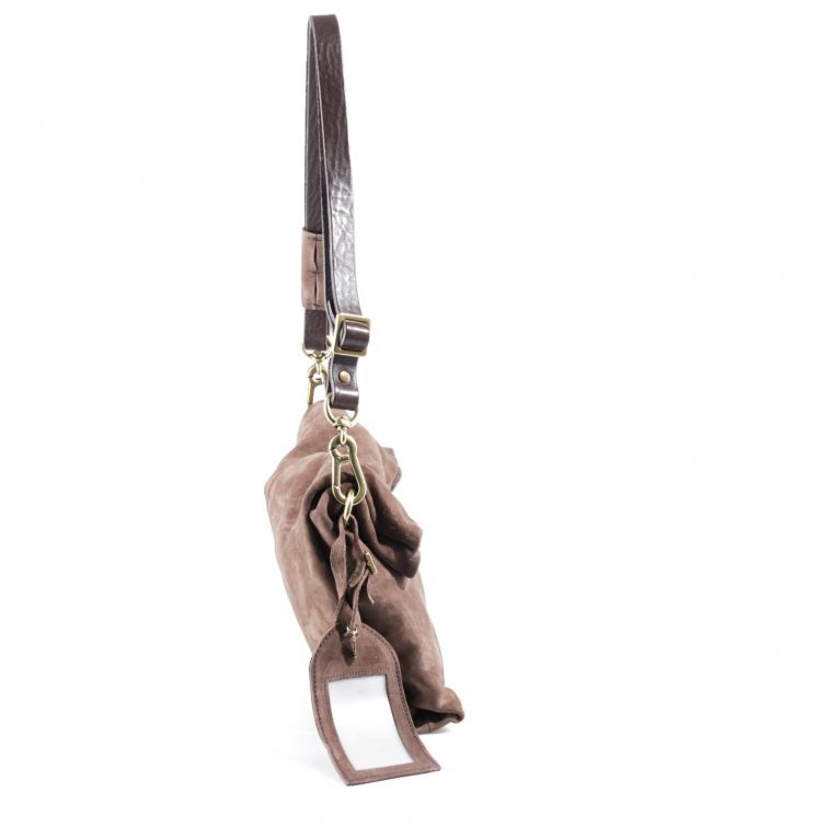 BORSA OLISIA A.S.98 in pelle ebano dal fascino naturale
