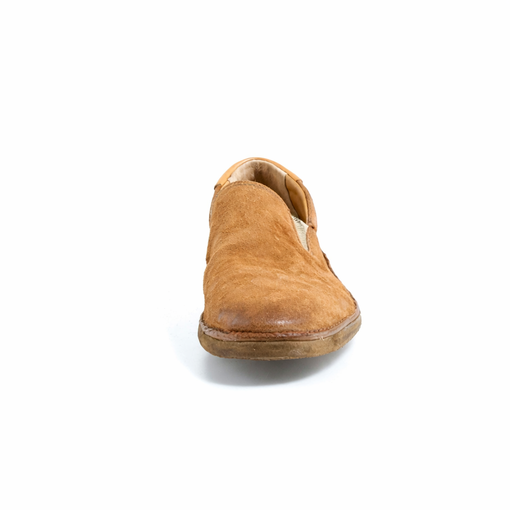 ERMAN A.S.98: slip-on uomo in pelle scamosciata cuoio
