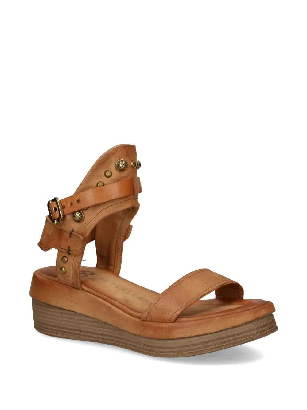 SANDALI ZEPPA A.S.98 in pelle con platform e cinturino