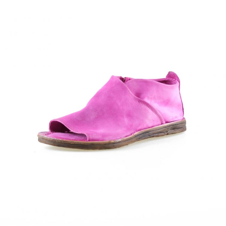 Sandali ROMI A.S.98 in pelle fucsia con suola flat