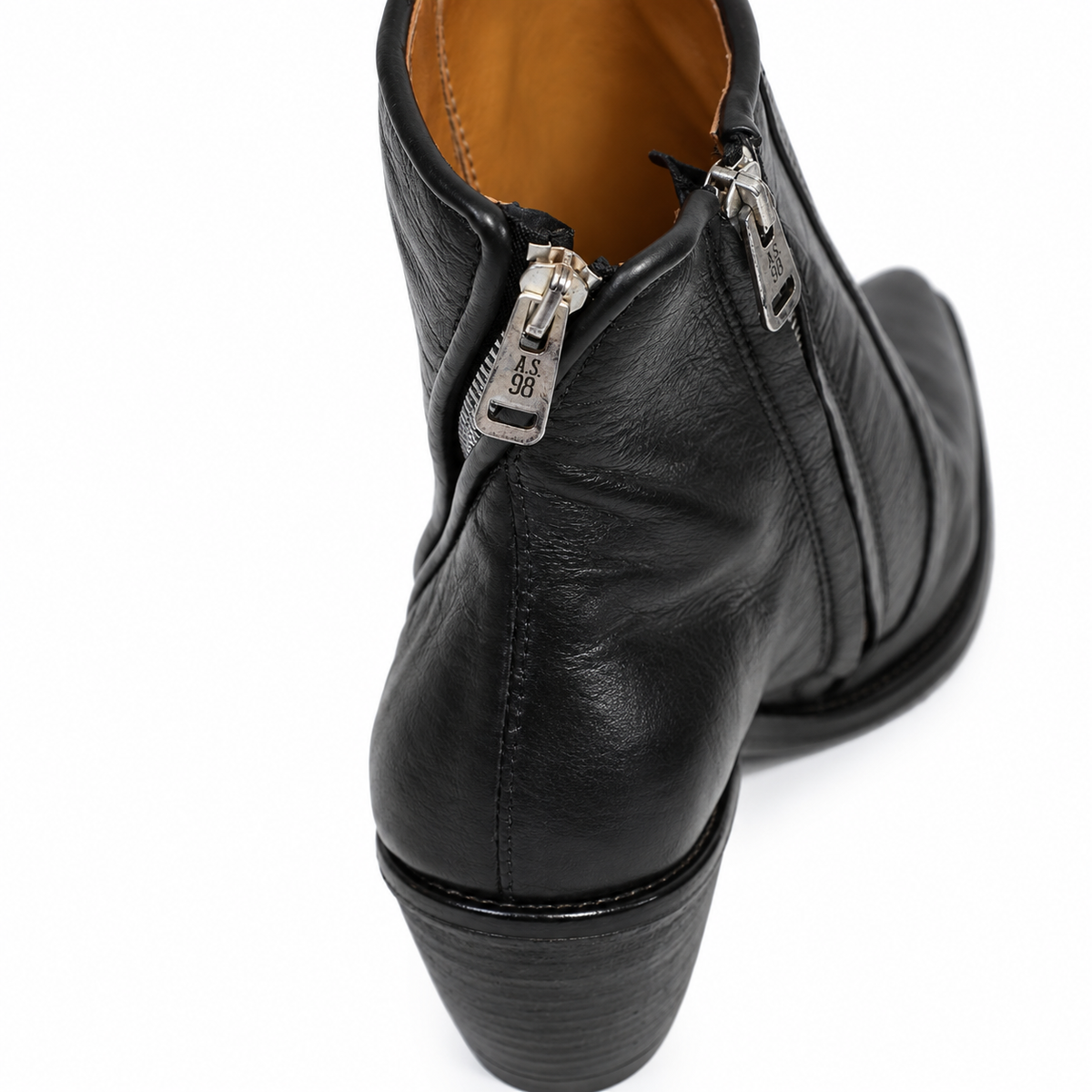 TEXANO A.S.98 – Stivaletti Country in Pelle Nera