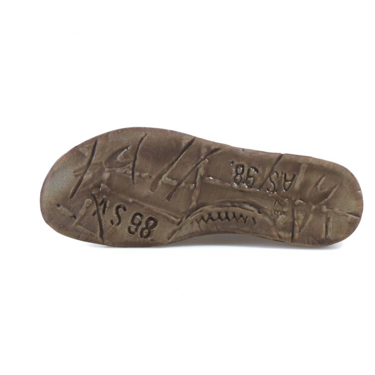 SANDALI RALPH in pelle beige con cinturino regolabile