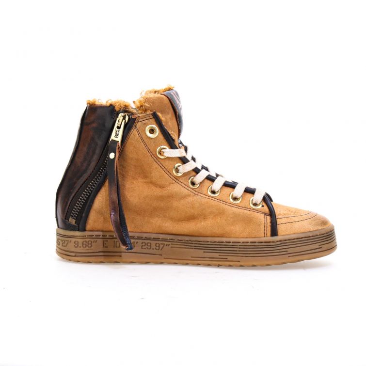 SNEAKERS ACELINE: design A.S.98 in pelle e suede dal carattere unico