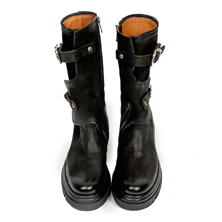 STIVALETTI ELLIS A.S.98 – Biker Urban con Tacco 6,5 cm