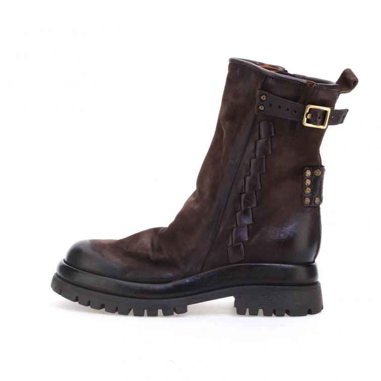 STIVALETTI DELLA linea Dibla in pelle stile biker A.S.98