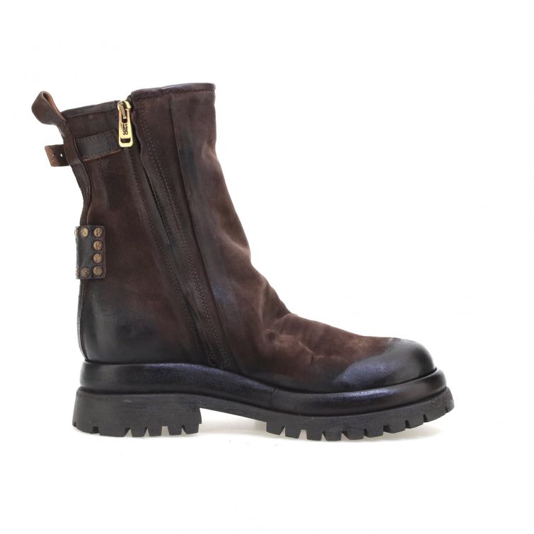 STIVALETTI DELLA linea Dibla in pelle stile biker A.S.98