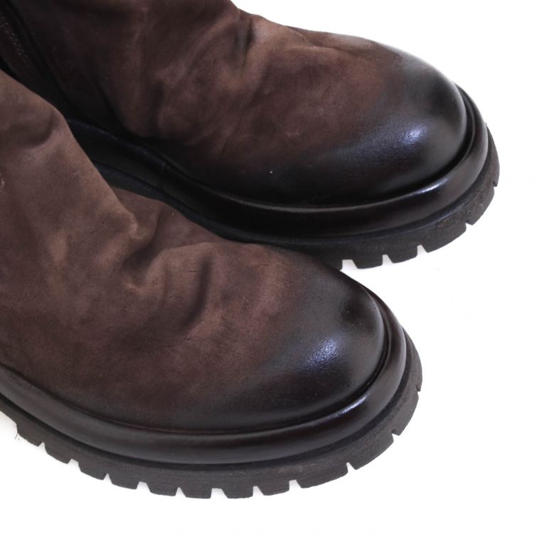 STIVALETTI DELLA linea Dibla in pelle stile biker A.S.98