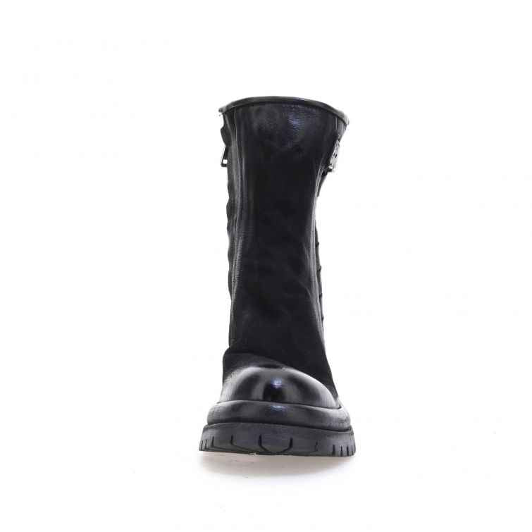 STIVALETTI DELLA linea Dibla in pelle stile biker A.S.98
