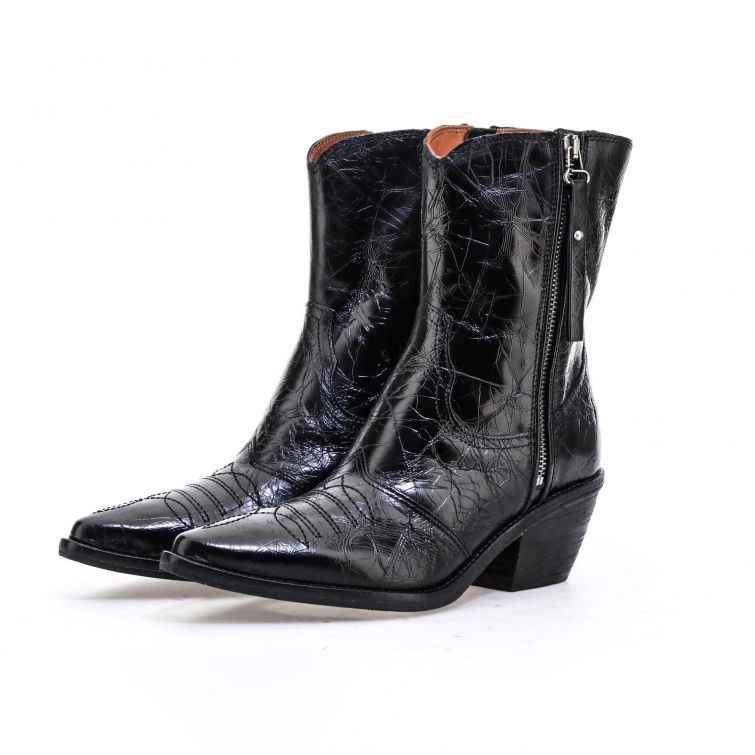 STIVALETTI CRYSTAL in pelle: anima country e stile western