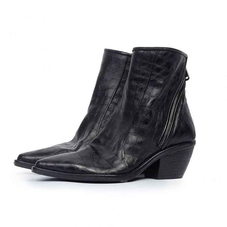 TEXANO A.S.98 – Stivaletti Country in Pelle dal Carattere Rock