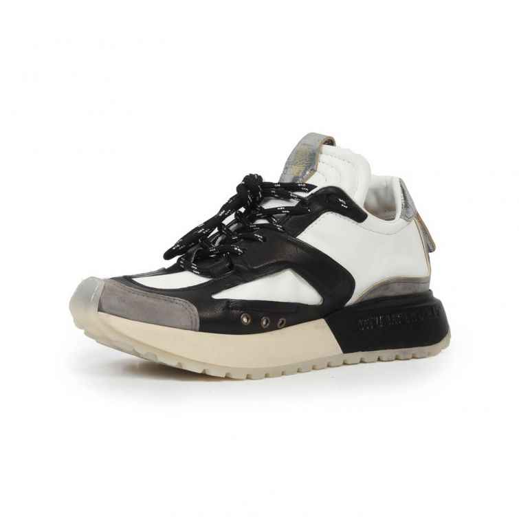 SNEAKERS FAIRFAX A.S.98 in Pelle dallo Stile Urban Rock