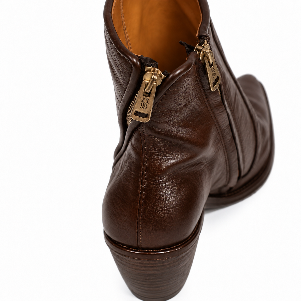 TEXANO A.S.98 – Stivaletti Country in Pelle marrone