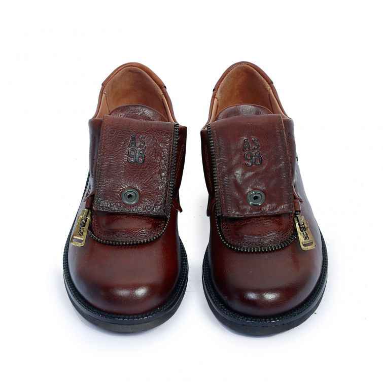 SCARPE AINSLEY A.S.98 – Pelle, zip e carattere urban