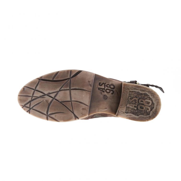 STIVALETTI ISMERA A.S.98 in pelle con borchie stile urban