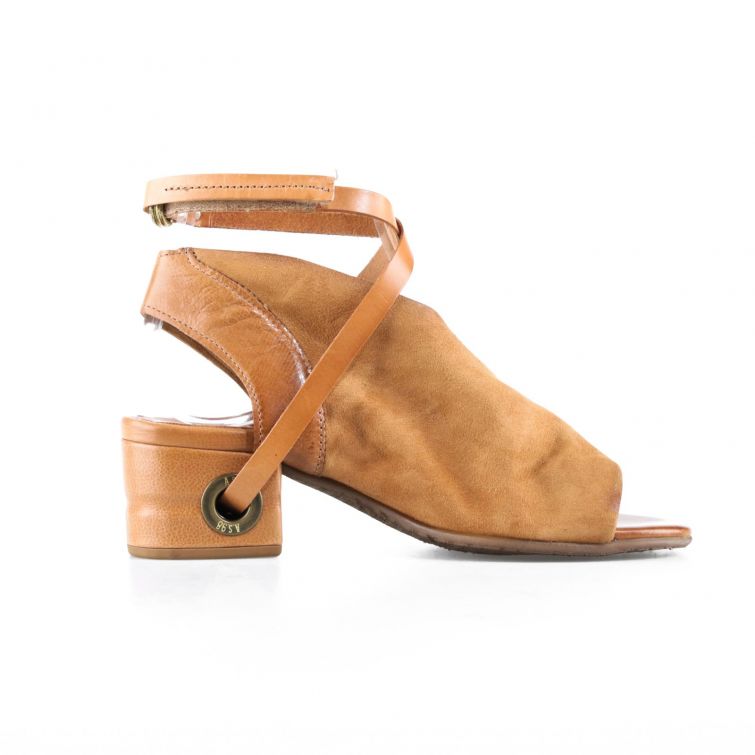 SANDALI FILIPPA in pelle con tacco e cinturino A.S.98