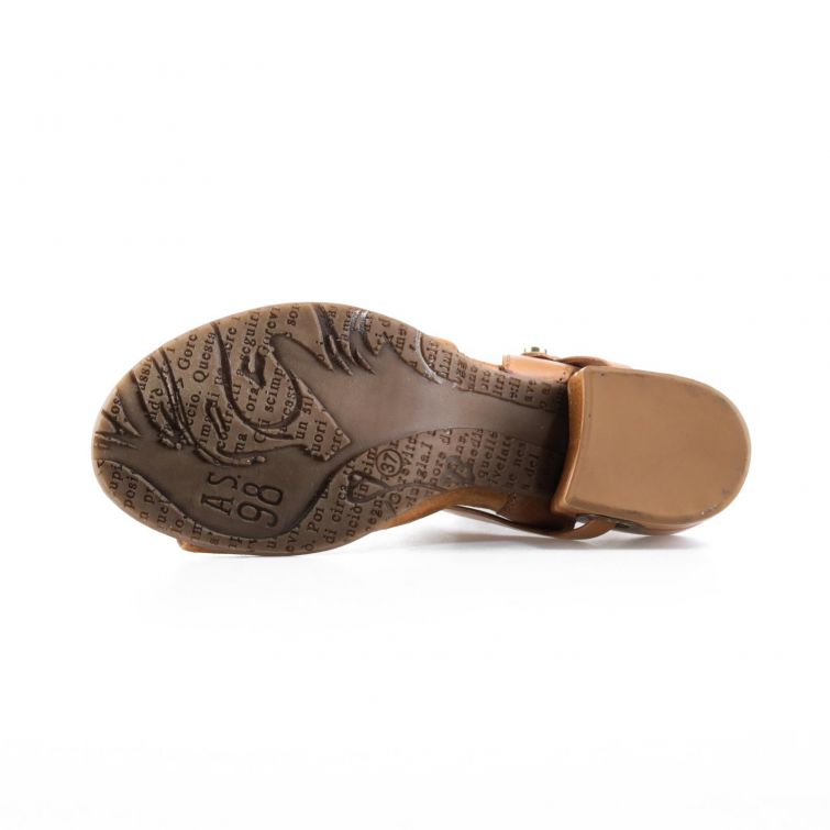 SANDALI FILIPPA in pelle con tacco e cinturino A.S.98