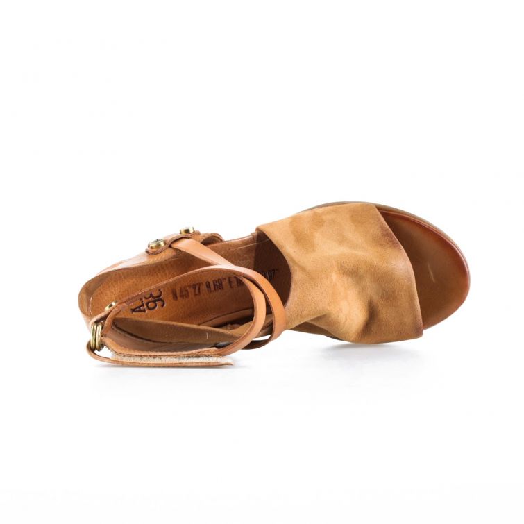SANDALI FILIPPA in pelle con tacco e cinturino A.S.98