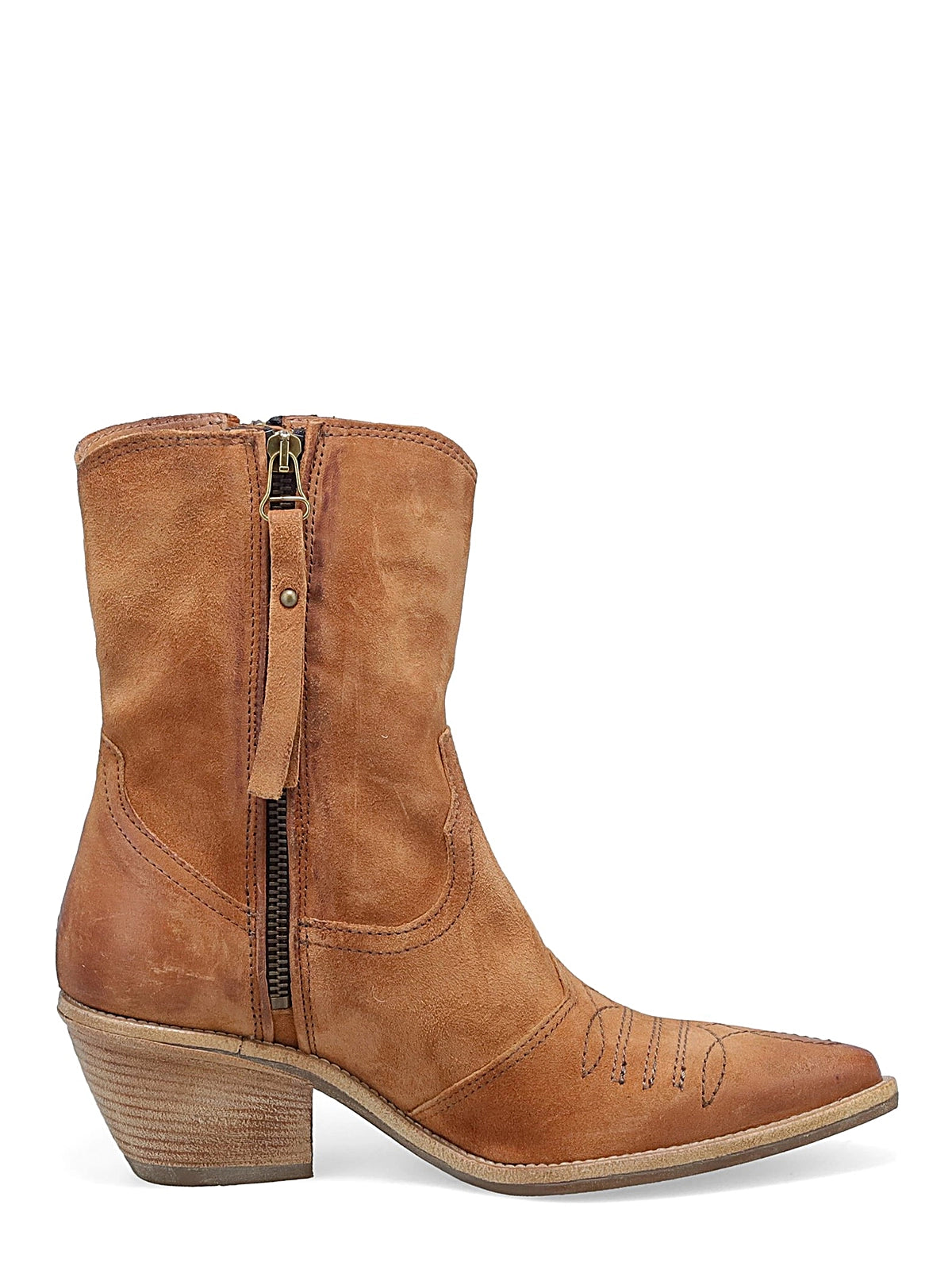 STIVALETTI CRYSTAL in pelle country A.S.98