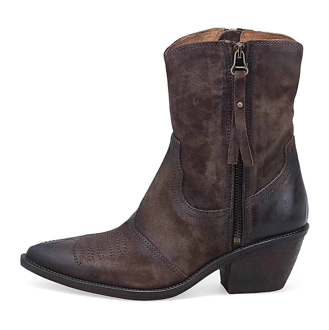 STIVALETTI CRYSTAL in pelle della linea Country A.S.98