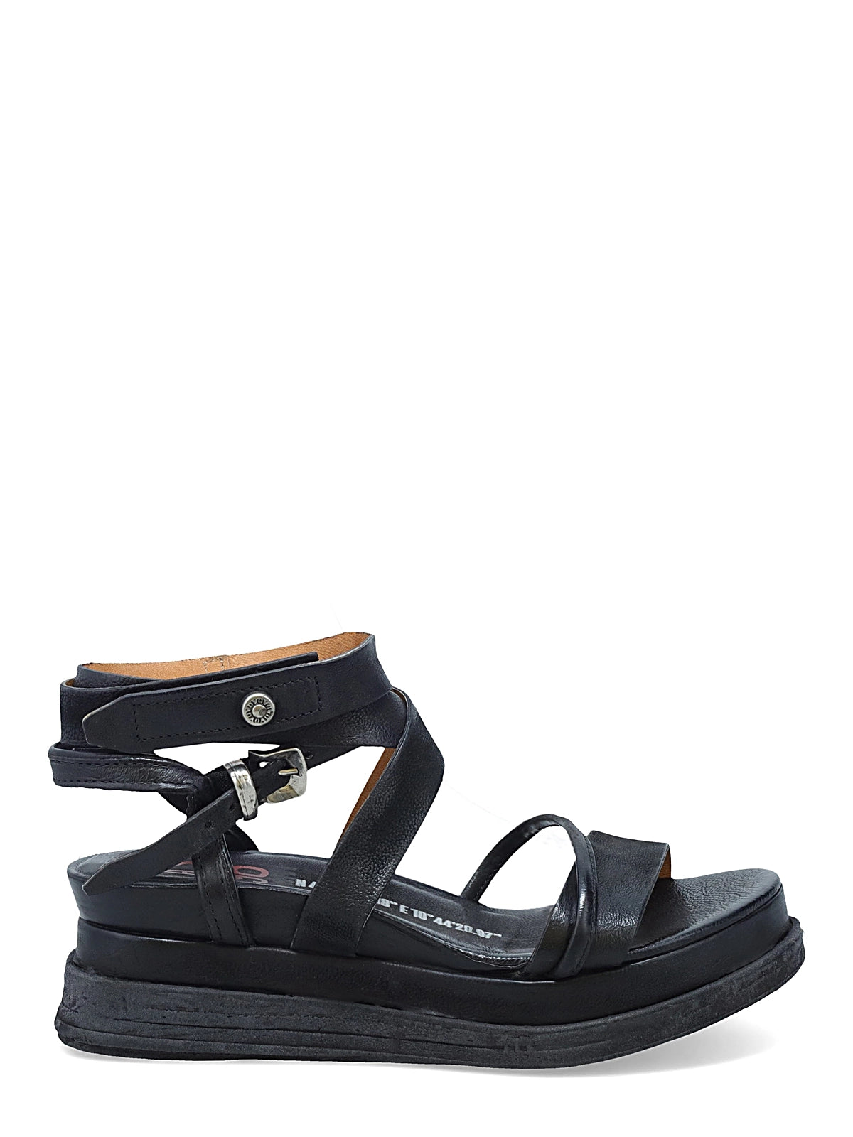 Sandali Lexi Lagos 2.0 neri in pelle con doppia piattaforma e fasce incrociate, design moderno e confortevole per look estivi di carattere