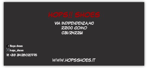 Buono Regalo A.S.98 by Hops!! Shoes, gift card elegante e versatile per ogni occasione