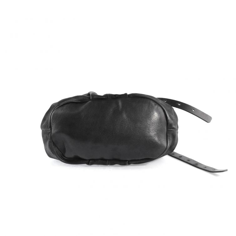 BORSA DELYA in Pelle Nera: Eleganza Artigianale A.S.98