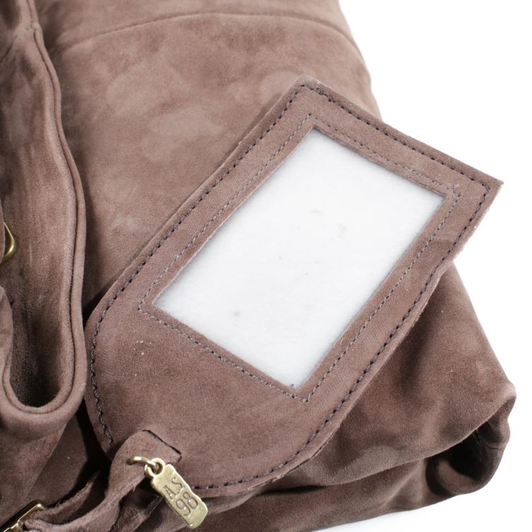 BORSA OLISIA A.S.98 in pelle ebano dal fascino naturale