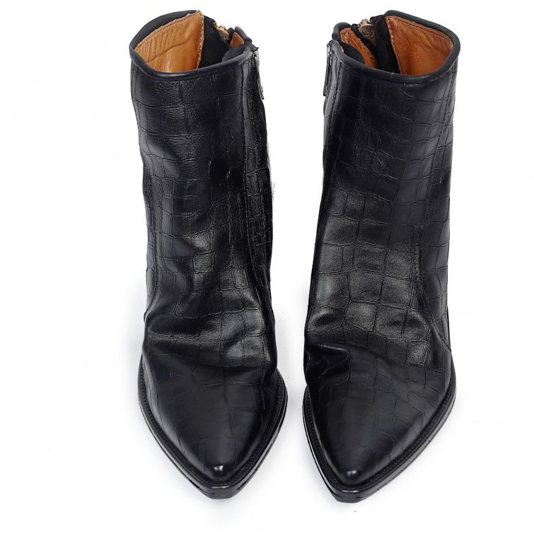 TEXANO A.S.98 – Stivaletti Country in Pelle dal Carattere Rock