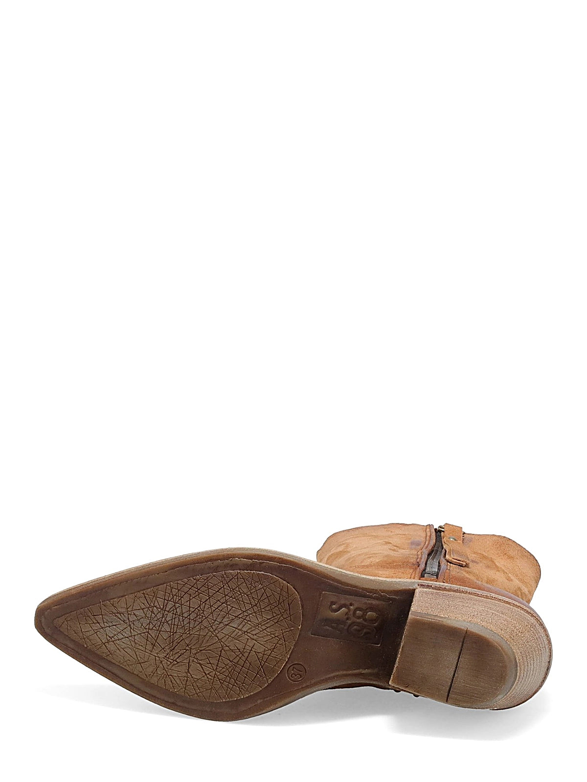 STIVALETTI CRYSTAL in pelle country A.S.98