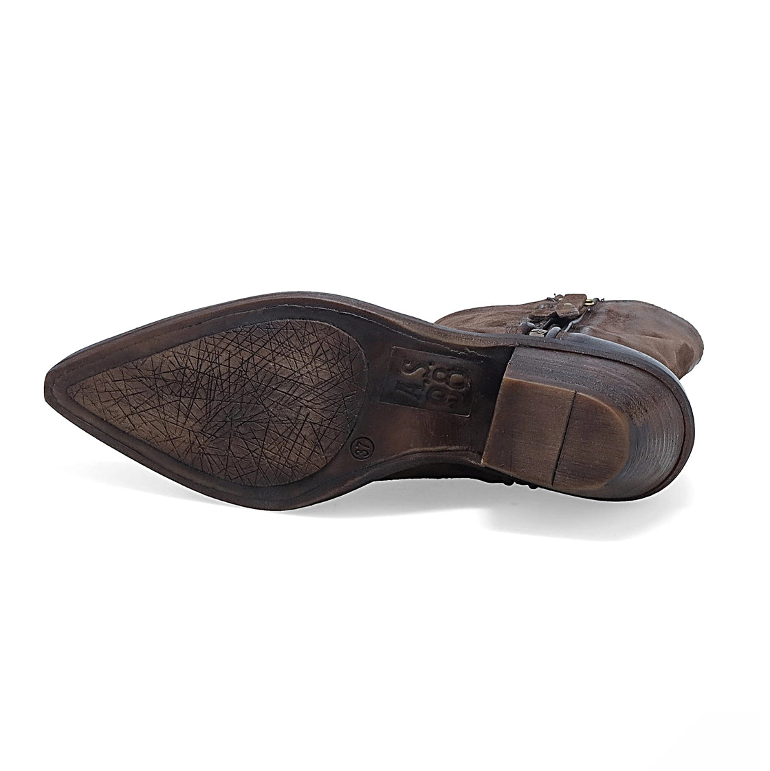 STIVALETTI CRYSTAL in pelle della linea Country A.S.98