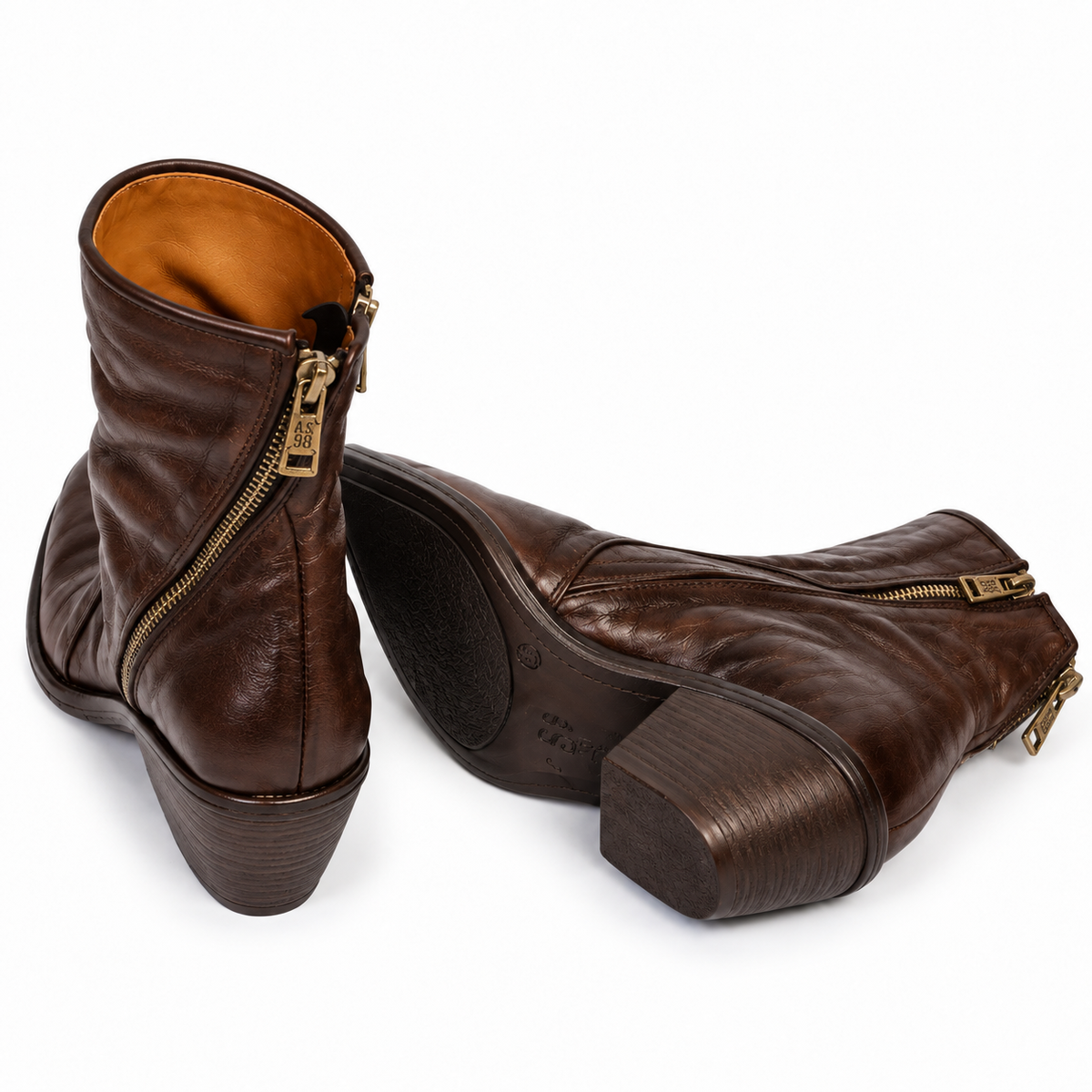 TEXANO A.S.98 – Stivaletti Country in Pelle marrone