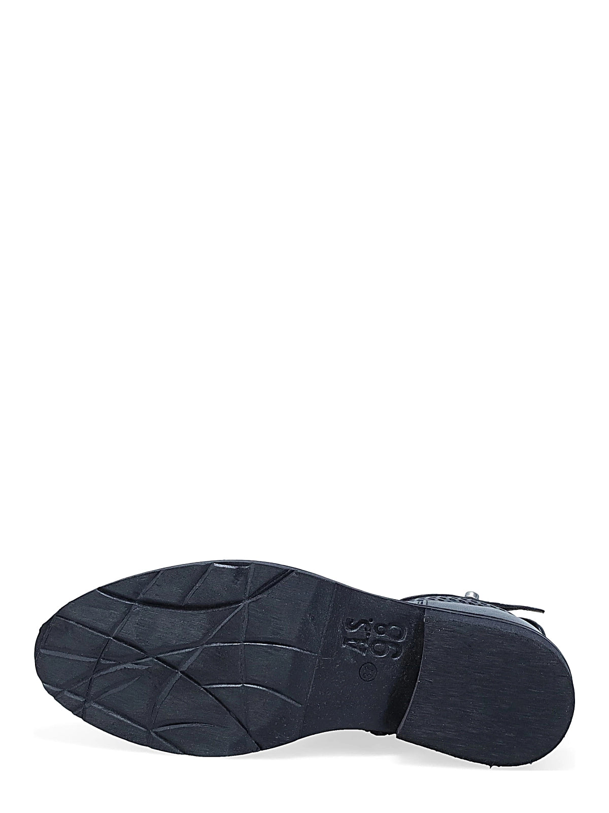 STIVALETTI INDY in pelle nera traforata dal look urbano